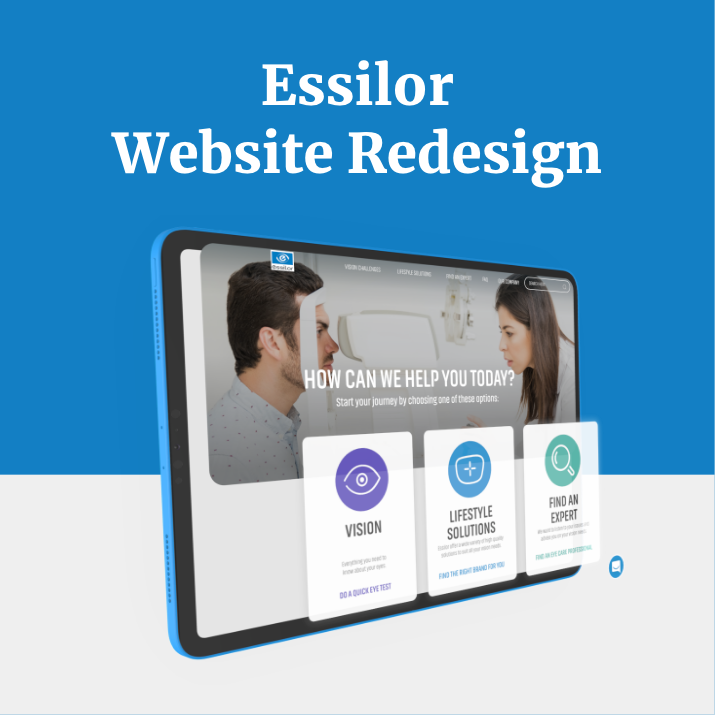 Essilor Website Redesign